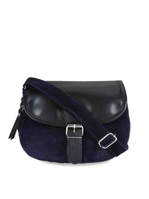

Anekaant Blue Solid Sling Bag