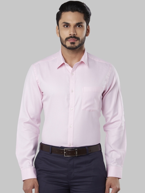 

Next Look Men Red Regular Fit Self Design Formal Shirt