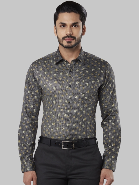 

Next Look Men Black Regular Fit Printed Formal Shirt