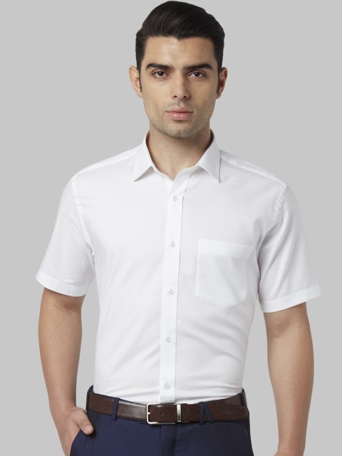 

Park Avenue Men White Regular Fit Solid Formal Shirt
