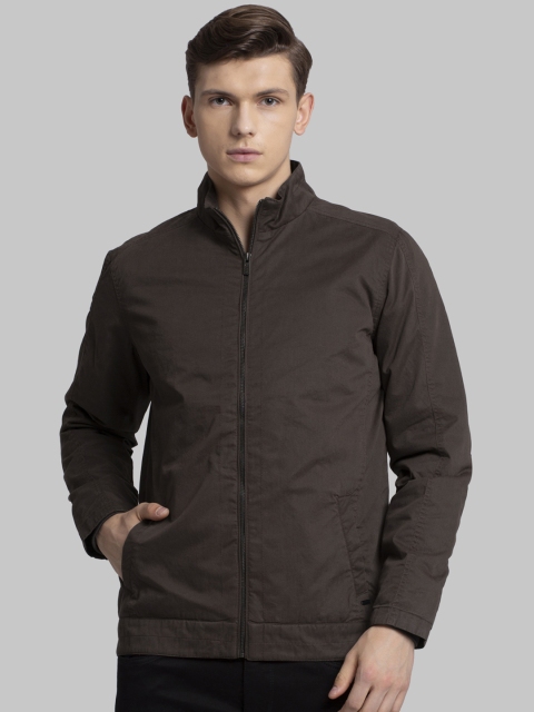 

Parx Men Brown Solid Padded Jacket