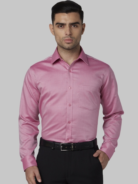 

Park Avenue Men Pink Regular Fit Solid Formal Shirt
