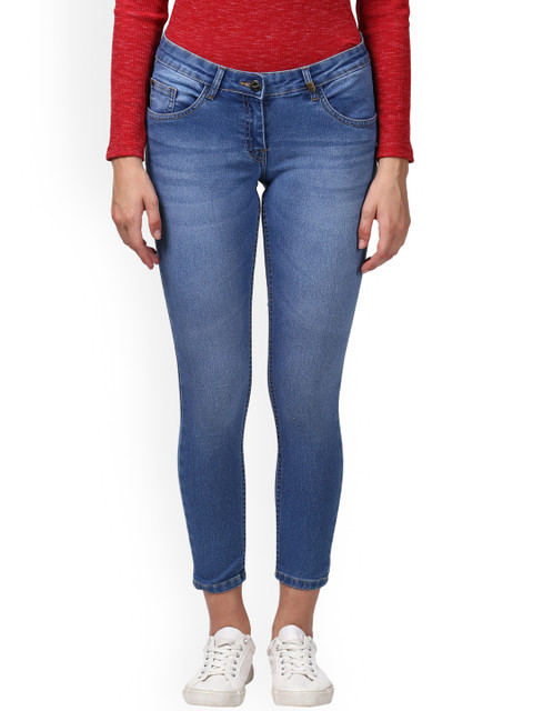 

Park Avenue Women Blue Skinny Fit Mid-Rise Clean Look Jeans