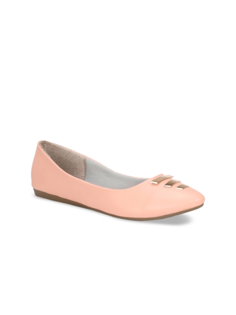 

Lovely Chick Women Peach-Coloured Solid Ballerinas