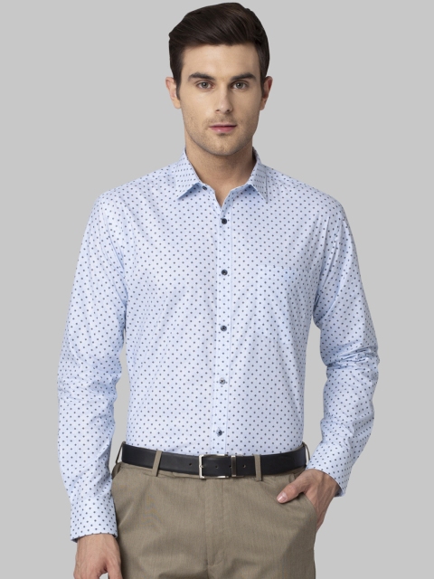 

Park Avenue Men Blue Slim Fit Printed Formal Shirt