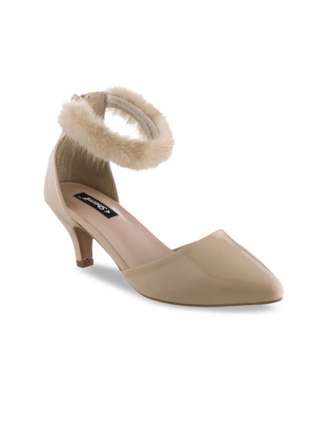 

Sherrif Shoes Women Beige Solid Sandals