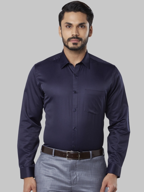 

Next Look Men Blue Regular Fit Solid Formal Shirt