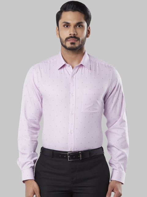 

Next Look Men Pink Regular Fit Printed Formal Shirt