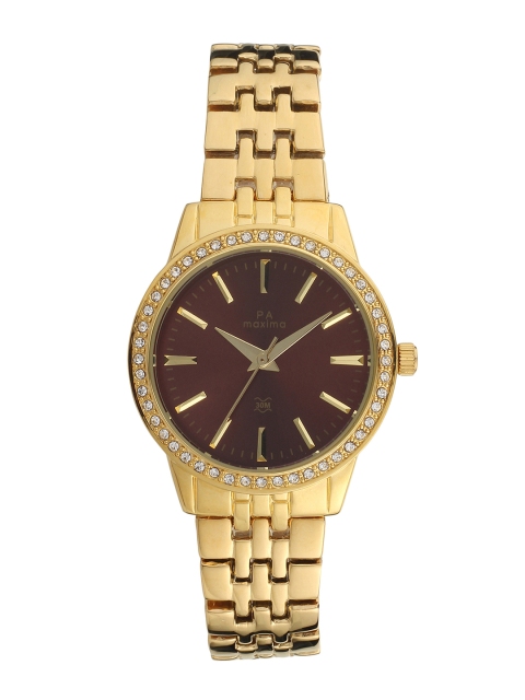 

maxima Women Red Analogue Watch 52443BALY