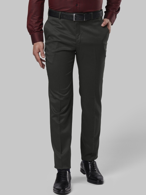 

Next Look Men Black Slim Fit Solid Formal Trousers