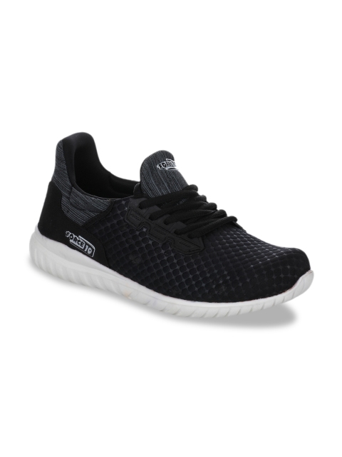

Force 10 Men Black Synthetic Running Shoes