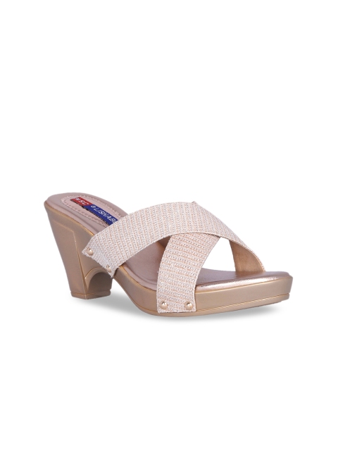 

MSC Women Pink Woven Design Sandals