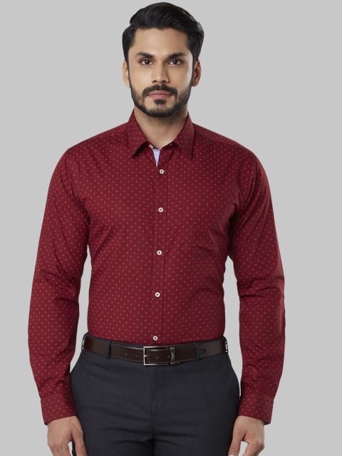 

Next Look Men Maroon Regular Fit Printed Casual Shirt