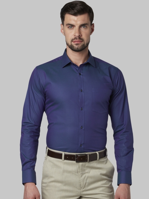 

Park Avenue Men Blue Slim Fit Solid Formal Shirt