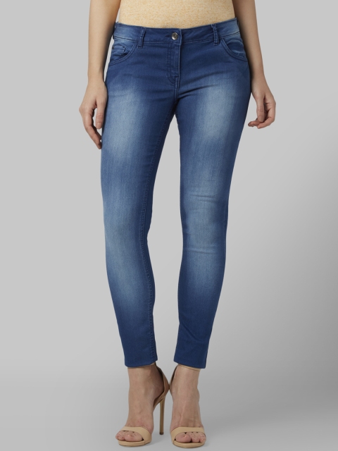 

Park Avenue Women Blue Skinny Fit Mid-Rise Clean Look Jeans