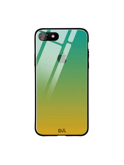 

DailyObjects Green & Yellow iPhone 7 Glass Case Cover