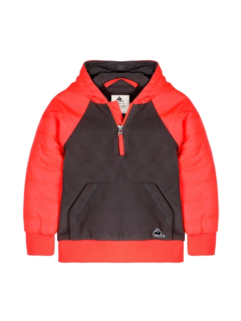 

Cherry Crumble Boys Black & Red Colourblocked Jacket