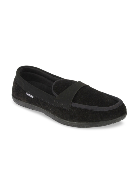 

Gliders Men Black Slip-On Sneakers