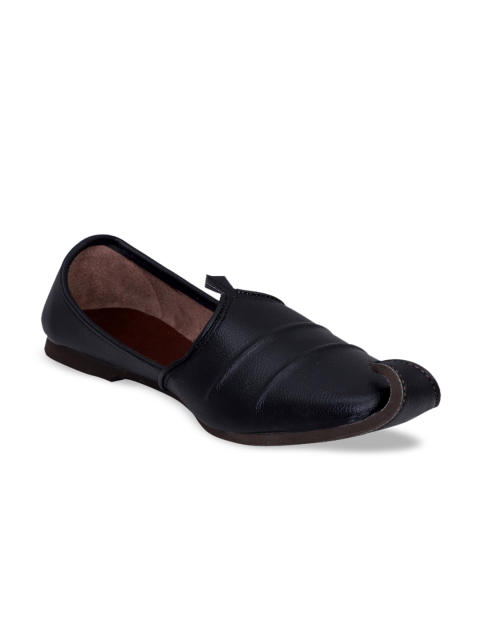 

PANAHI Men Black Mojaris