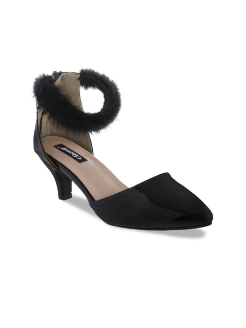 

Sherrif Shoes Women Black Solid Sandals