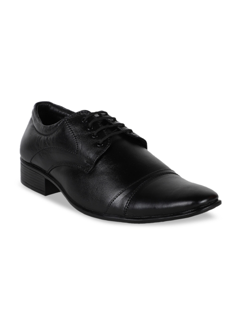 

Respiro Men Black Leather Formal Derbys