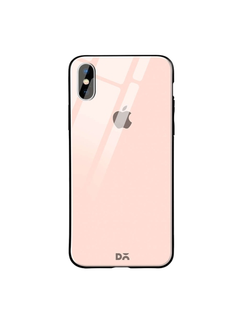 

DailyObjects Pink iPhone XS Max Glass Case Cover