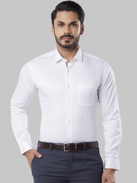 

Next Look Men White Slim Fit Solid Casual Shirt