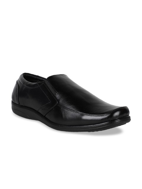 

Respiro Men Black Formal Slip-Ons