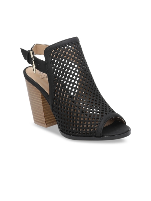 

Call It Spring Women Black Solid Peep Toes
