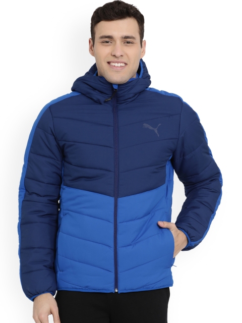 

Puma Men Blue Colourblocked Jacket