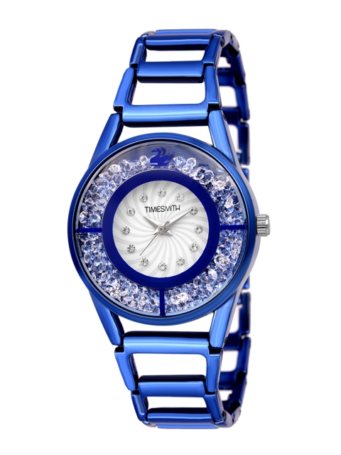 

TIMESMITH Women White & Blue Analogue Watch TSC-064