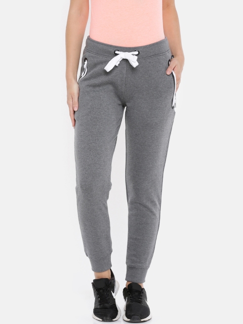

4F Women Grey Solid Straight-Fit Joggers