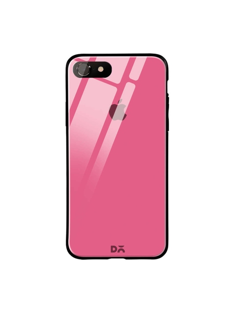 

DailyObjects Pink iPhone 7 Glass Case Cover