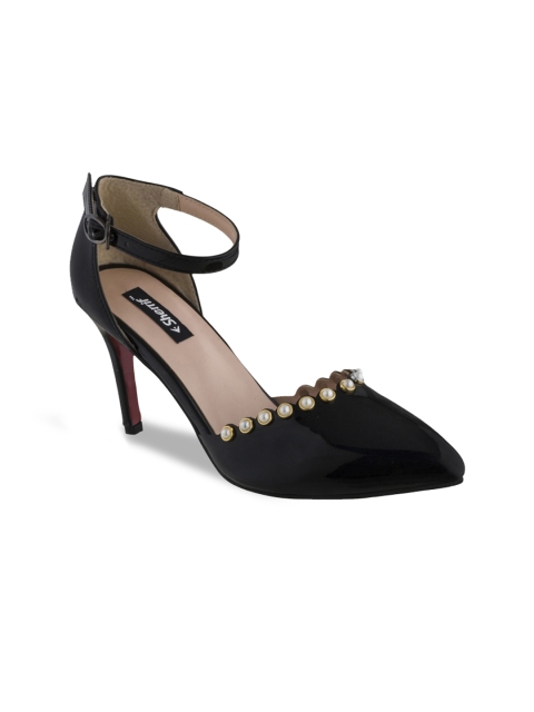 

Sherrif Shoes Women Black Solid Sandals