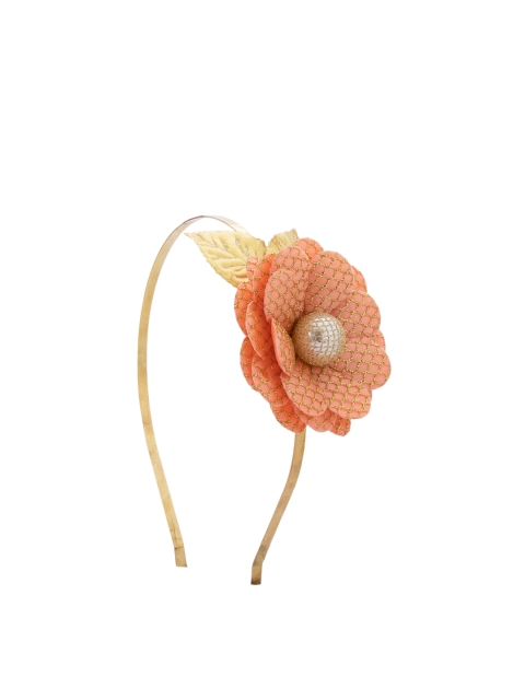 

The Magic Wand Peach-Coloured Embellished Hairband