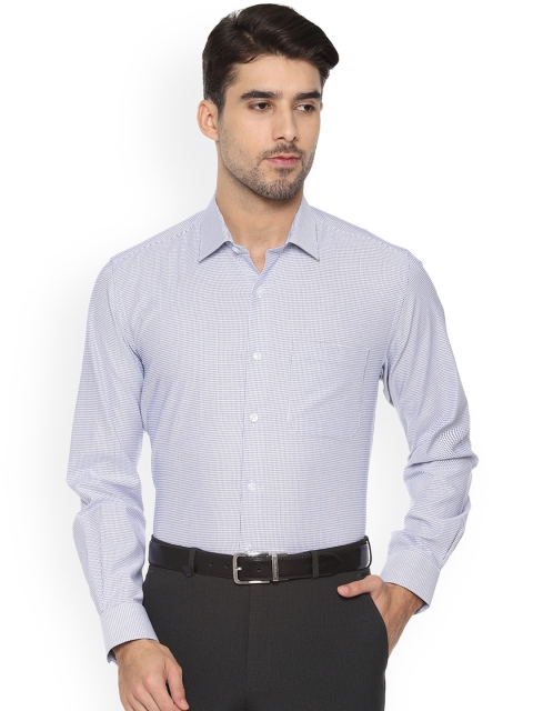 

Louis Philippe Men Blue Slim Fit Printed Formal Shirt