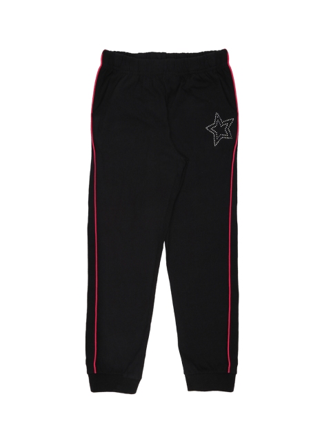 

Pantaloons Junior Girls Black Solid Joggers