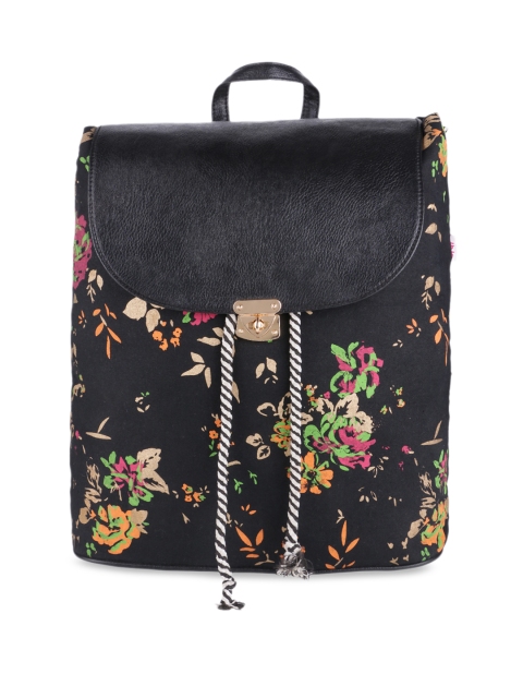 Pick Pocket Women Black Backpack