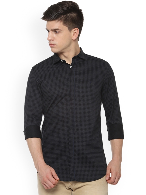 

Allen Solly Men Black Slim Fit Printed Casual Shirt