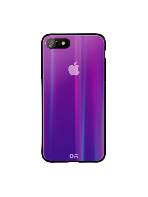

DailyObjects Purple iPhone 7 Holographic Glass Case Cover
