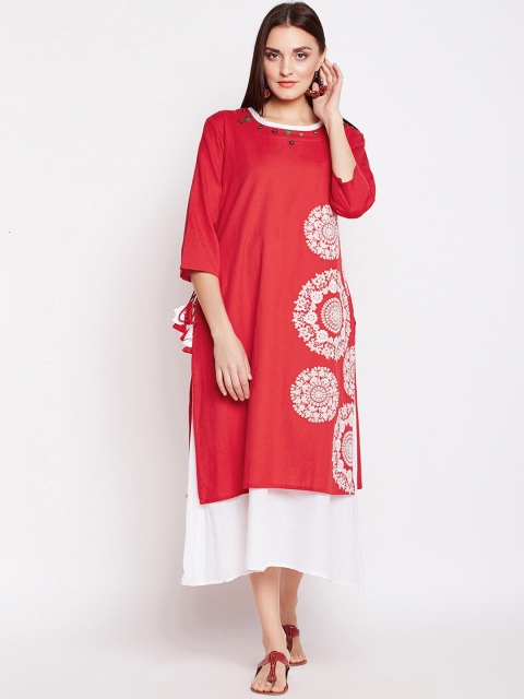 

Be Indi Women Red A-Line Dress