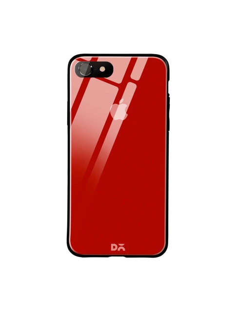 

DailyObjects Red iPhone 7 Glass Case Cover
