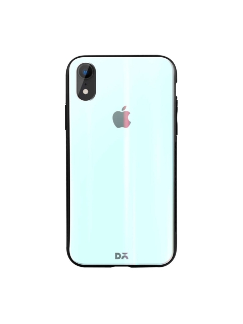 

DailyObjects Blue iPhone XR Holographic Glass Case Cover