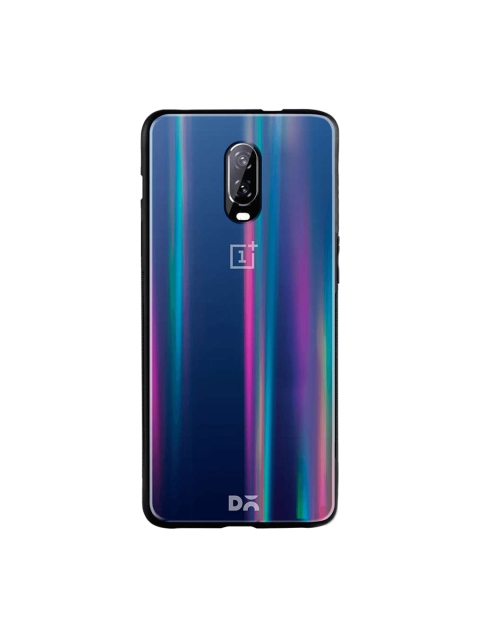 

DailyObjects Blue OnePlus 6T Holographic Glass Case Cover