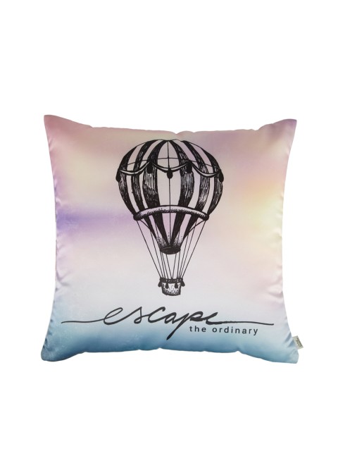 

Living Essence Multicoloured Set of Single Abstract Square Cushion Covers, Multi