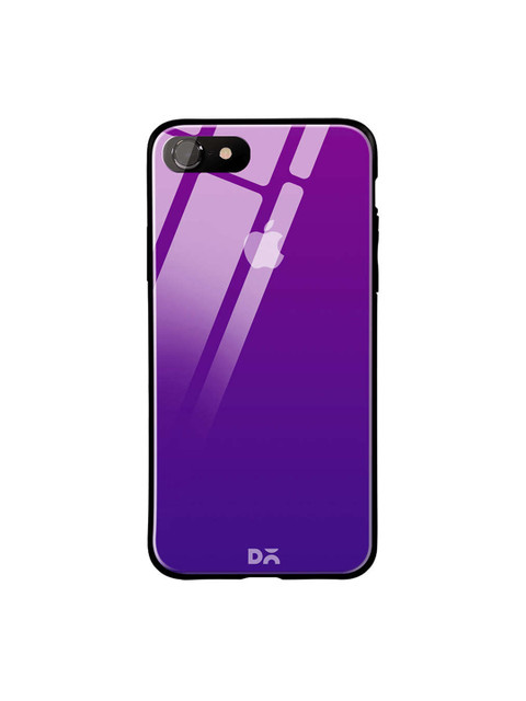 

DailyObjects Purple iPhone 8 Glass Case Cover