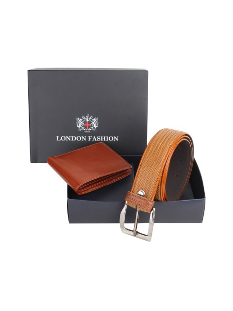 

LONDON FASHION Men Brown Accessory Gift Set