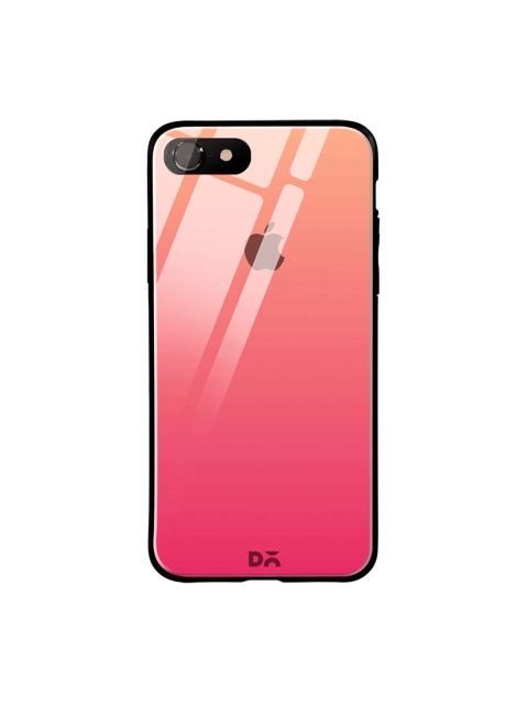 

DailyObjects Pink iPhone 7 Glass Case Cover