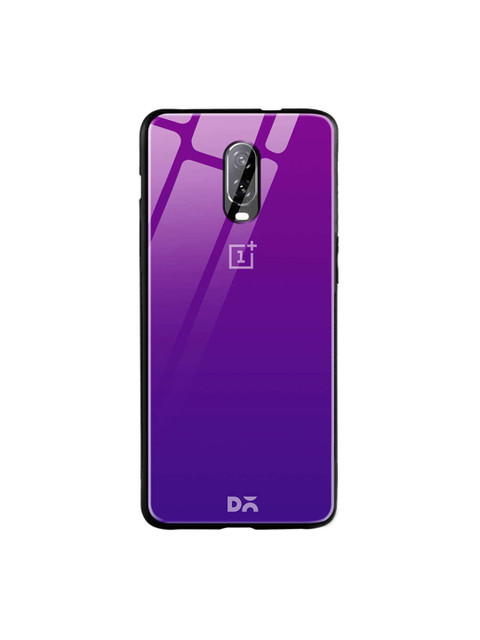 

DailyObjects Purple One Plus 6T Glass Case Cover