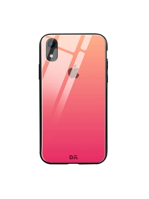 

DailyObjects Pink iPhone XR Glass Case Cover